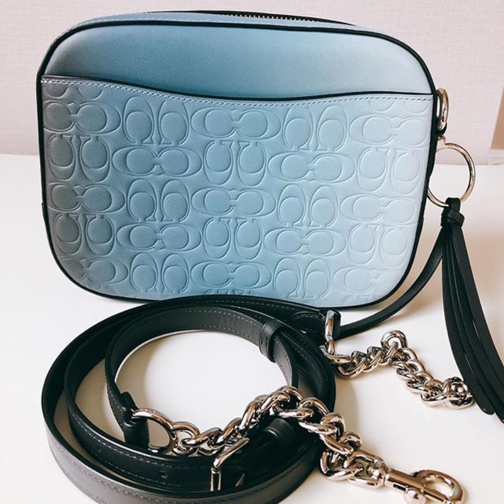 NWT coach signature camera bag